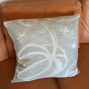 Antonio Salgado 2 pillow case’s  Jacquard olive green/ natural 20X20